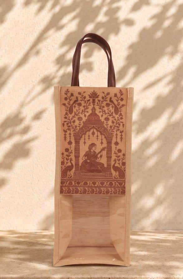 Baluchari Heritage Wine Tote