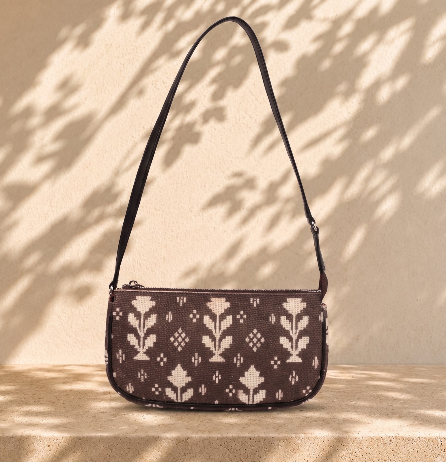 Jamdani Bloom Shoulder Bag