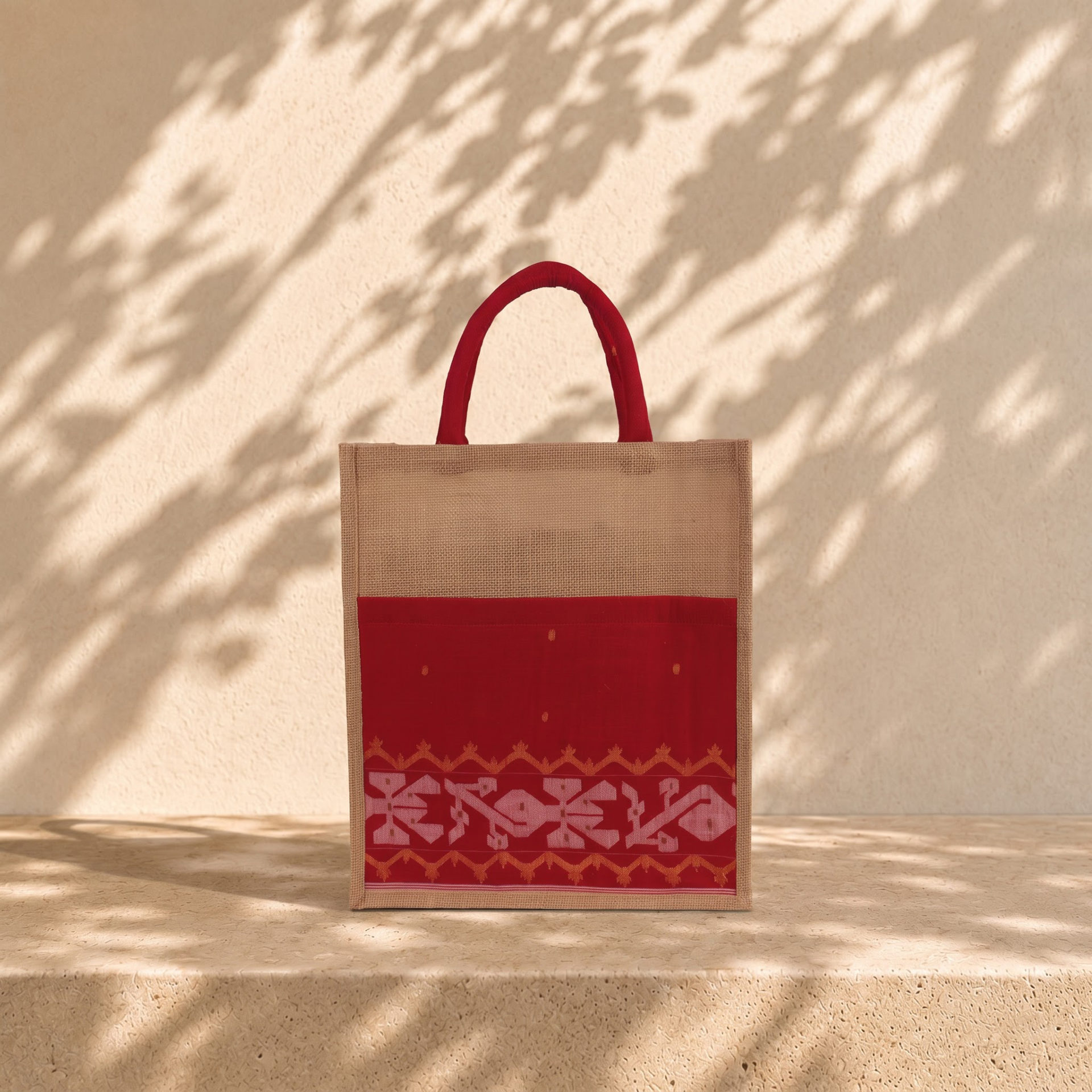 Bengal Script Heritage Jute Tote